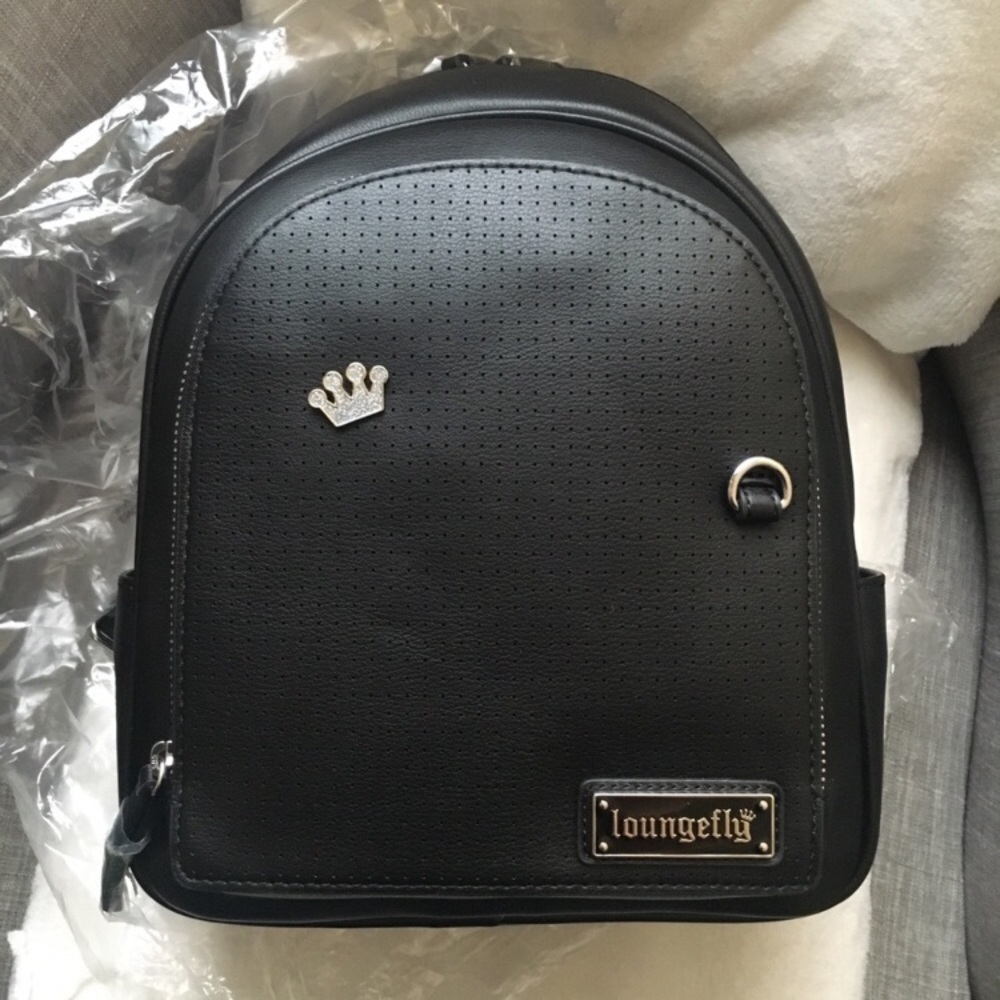 Loungefly mini pin trading backpack